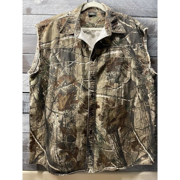RedHead Hunting‎ Camo Vest Men’s XL Button Down - Picture 1 of 11